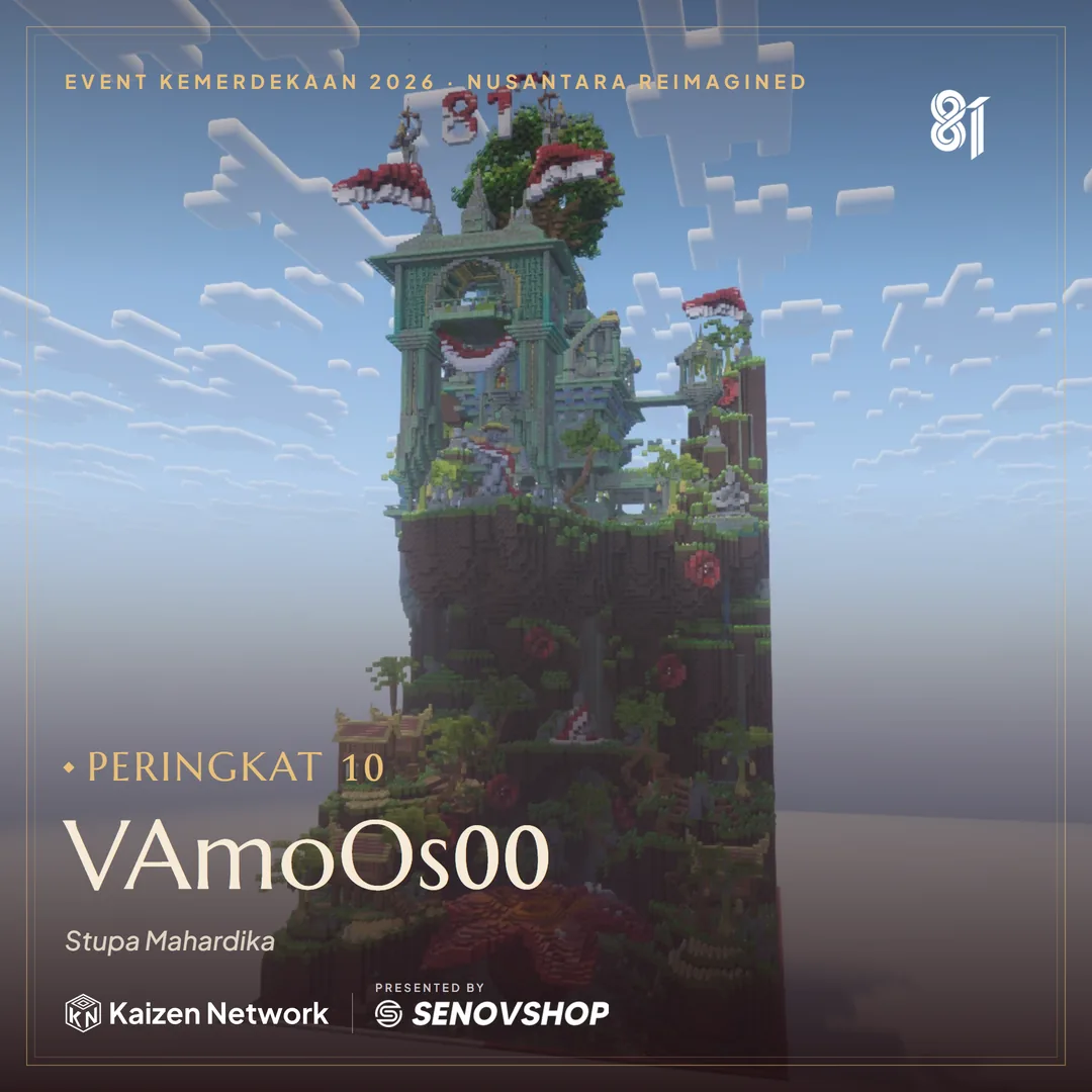 Peringkat 10: VAmoOs00 - Stupa Mahardika